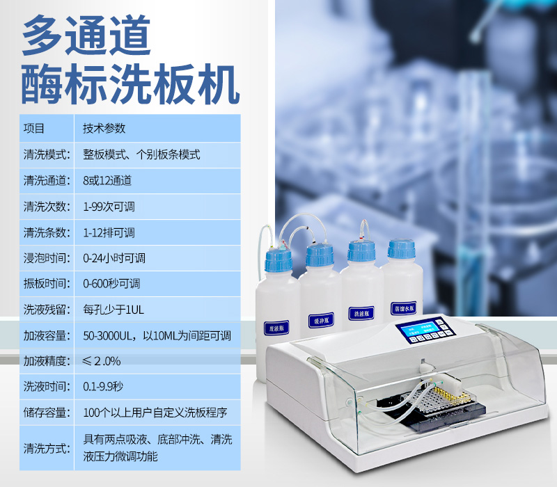 多通道酶標洗板機